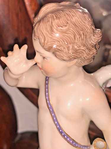 Meissen porzellan figur amor - porzellan,