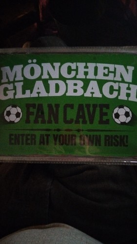Blechschild fußball verein - blechschild,,