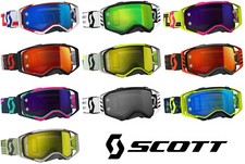Scott Prospect Motocross MX Brille mit Chrom Werke Spiegelglas Abreißen
