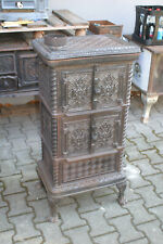 Gussofen Kanonenofen  Ofen Jugendstil Leuchtofen Loft Glimmerscheibe