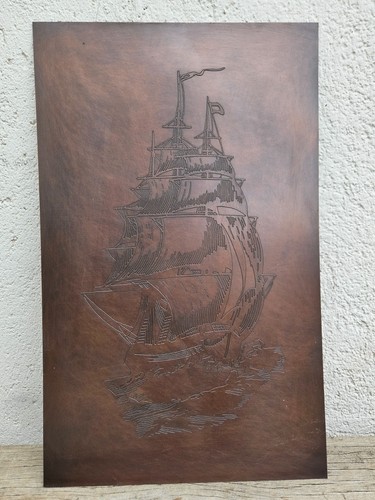 Kupferbild schiff segelschiff - kupferbild, schiff/segelschiff
