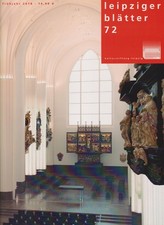 Leipziger Blätter. Heft 72