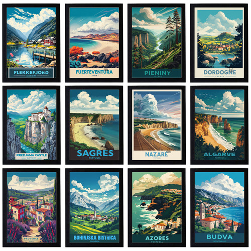 Vintage reise poster stadt - vintage,