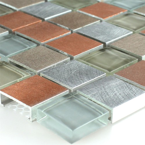 Glas aluminium metal - glas,