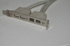 USB 2-Port & FireWire Blende Bracket Adapter Erweiterung Slot Slotblende --