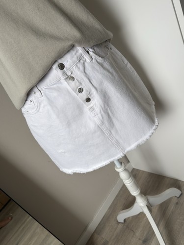 Zara jeans minirock - zara, weiß
