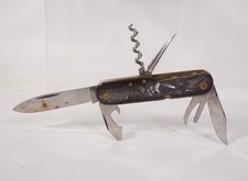 Vintage altes C. Jul. Herbertz Solingen Taschenmesser mit 6 Funktionen