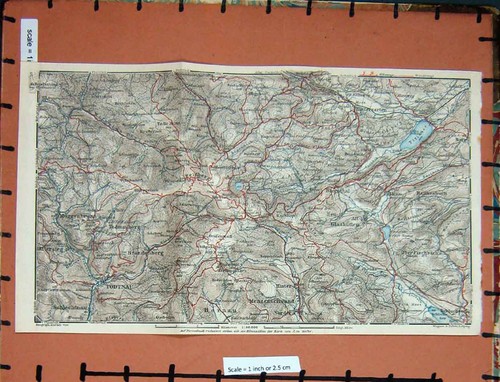 Original alte vintage druck - original,