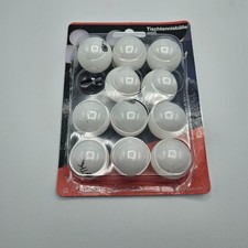 11 x Tischtennisball Bälle Set weiß 40 mm für Training & Wettkampf Tischtennis