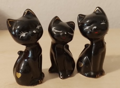 Katzentrio schwarz mit - katzentrio,,