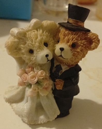 Figur hochzeit brautpaar - brautpaar, hund