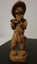 Handgeschnitzte Holzfigur –