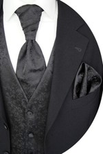 Hochzeitsweste mit Plastron