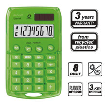 Taschenrechner grün Solar