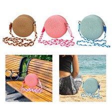 Gewebte Stroh Umhängetasche