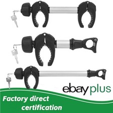 3er-Set Rahmenhalter für Fahrradträger abschließbar aus lang/kurz/beidseitigen