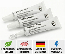 3x Silikonfett für