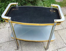 Servierwagen Beistelltisch Mehrzweckwagen Barwagen 50/60er J. DDR Tisch vintage