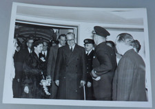 Original Foto König und Königin von Griechenland an Board United States (109195)