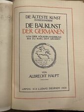 Albrecht Haupt Baukunst der Germanen, Germanen, Architektur,Architektur Germanen
