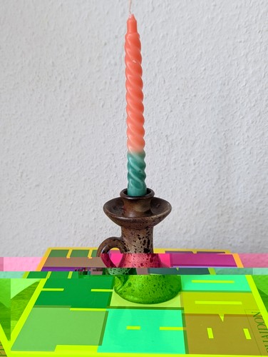 Vintage keramik kerzenständer - keramik,