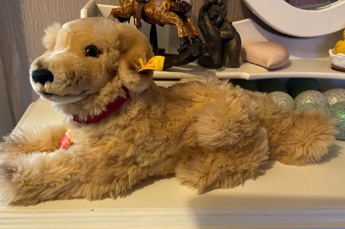 Steiff hektor retriever - steiff, fahne