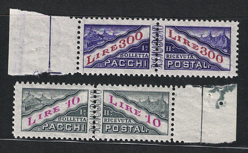 1953 san marino postpakete - 1953,