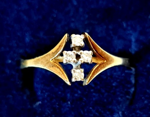 Ring 585er gelbgold - ring,