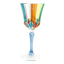 Murano Weinglas Multi Blau