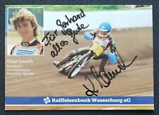 10253 Klaus Lausch Sandbahn Speedway Autogrammkarte original signiert
