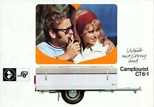 DDR IFA Prospekt CAMPTOURIST CT 6-1 Anhänger Broschüre Wohnzeltanhänger (A241