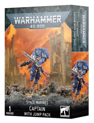 Space marines captain with - space,