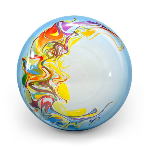 Bowling ball otb abstract - bowling,
