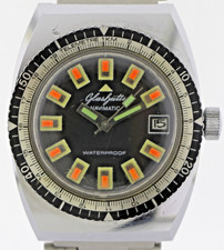 GUB Glashütte Navimatic Vintage Herren Uhr Automatik Kal. 75 Ø46/38 Box/ Papiere