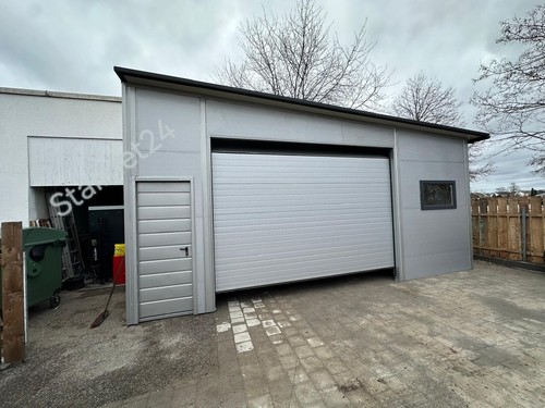 Neu isolierte blechgarage - neu!!!isolierte,