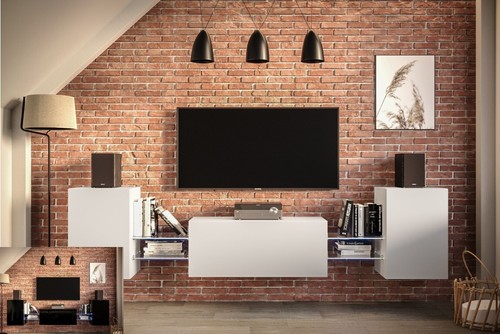 Moderne wohnwand schrankwand - moderne,