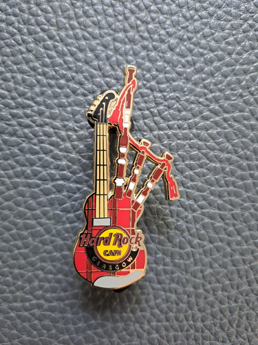 Hard rock cafe glasgow pin - rock,