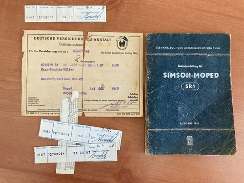 Betriebsanleitung simson sr1 - betriebsanleitung,