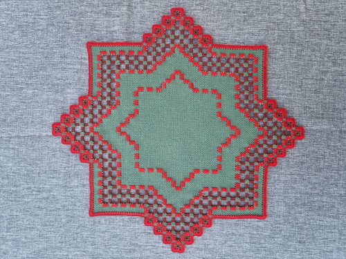 Hardanger deckchen - hardanger,