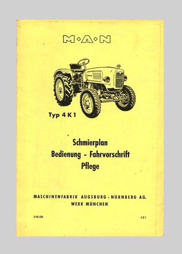 Man ackerschlepper 4k1 - man,
