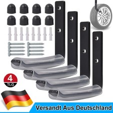 Reifen Wandhalterung für 4X Felgen Autoreifen Wandhaken Reifenhalter Haken Set
