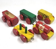 Vintage Heros Holzbahn Waggons