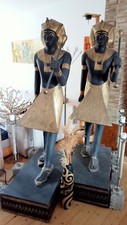 außergewöhnliche dekofiguren / motiv ägypten / lebensgroß / vb 550 euro je figur