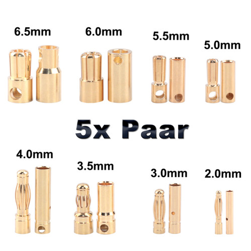 Paar 2mm 5mm 4mm - 4mm,