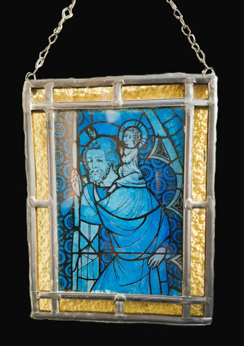Fensterbild bleiverglast