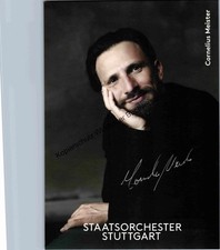 Original Autogramm Cornelius Meister Staatsorchester Stuttgart /// Autograph sig