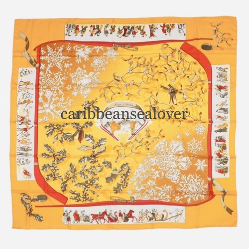 Hermes carre geant - hermes, neige