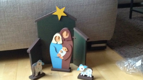 Weihnachtskrippe aus sperrholz - weihnachtskrippe,