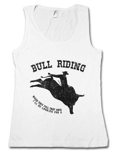 Bull riding damen tank - bull,