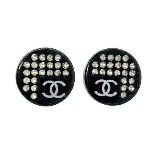Chanel logos strass schwarz - logos,